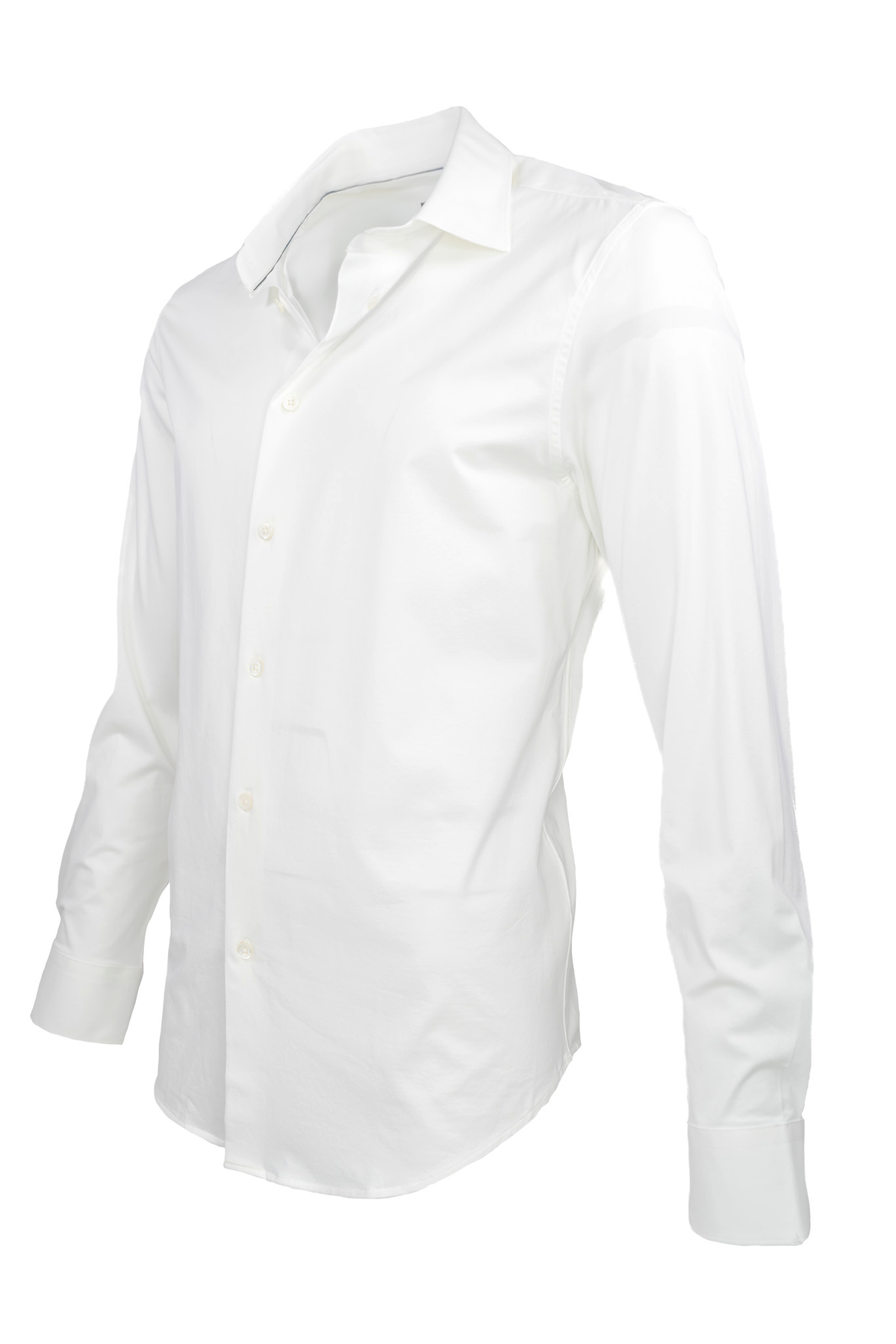 Bugatchi OoohCotton Stretch Shirt White