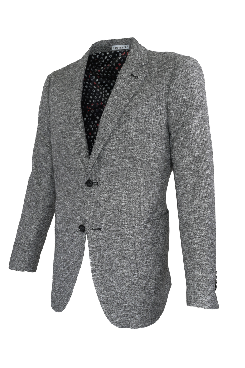 digne collarless jacket coat グレー 61jY5DsGW1L._SY350_QL65_.jpg