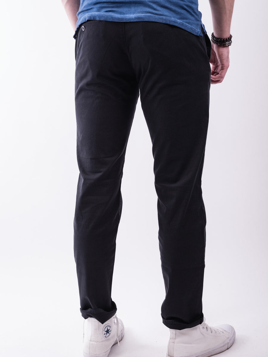 Tailored combed cotton stretch pants - Carlo Alberto Taglie Grandi