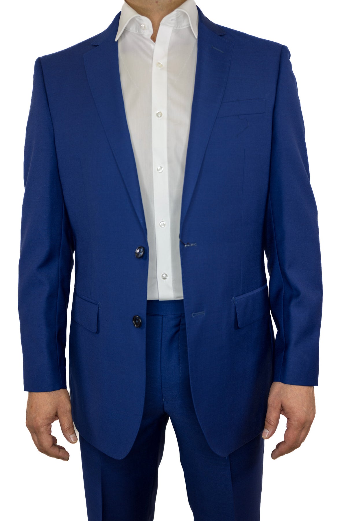 Tiglio Lux Slim Fit Suit French Blue