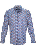 Au Noir Cloudspin Shirt - Multicolor Blue