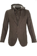 Albert Zimni Wool Hybrid Sport Coat - Brown