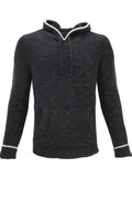 Autumn Cashmere Hooded Sweater - Lead