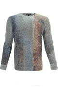 Autumn Cashmere Combo Sweater - Watercolor