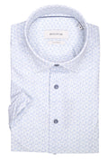 Bugatchi OoohCotton® Shirt - Geometric Lines