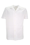 Bugatchi OoohCotton® Shirt - Striped White