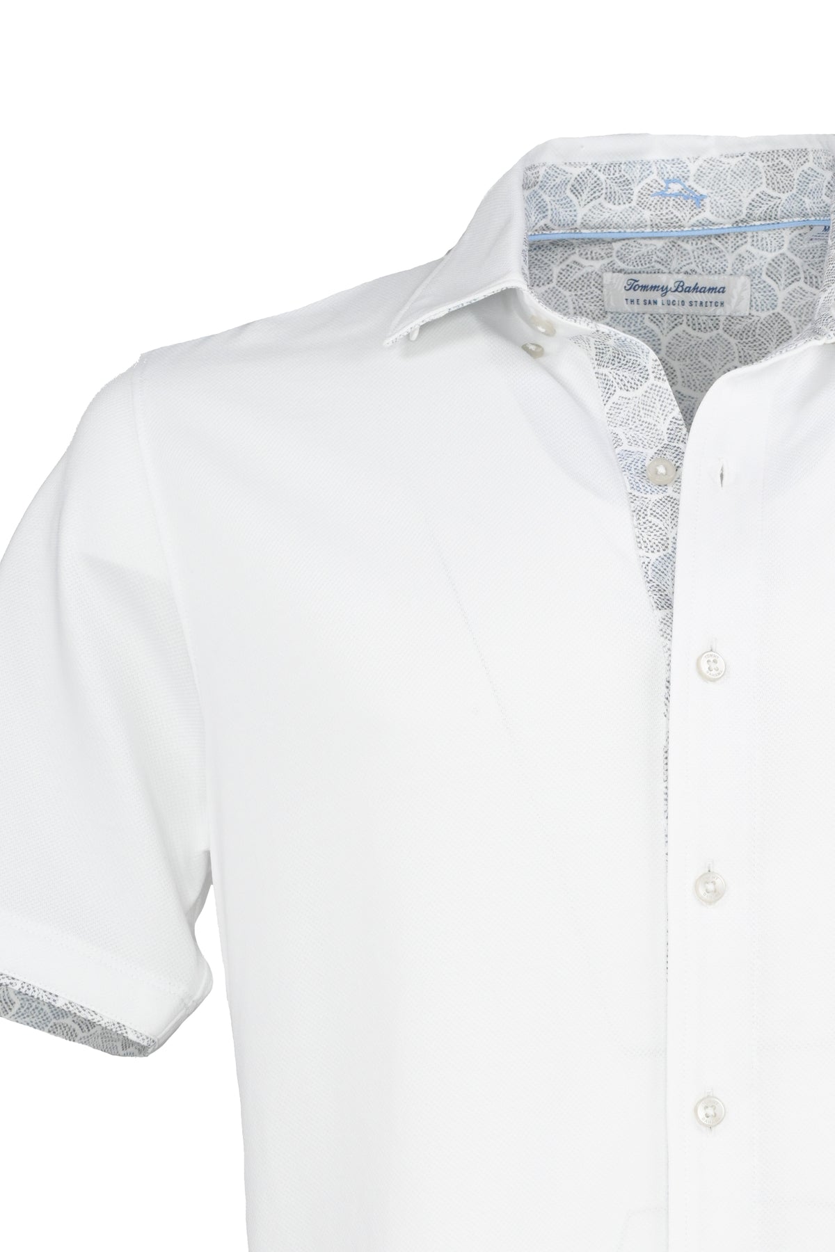 Tommy Bahama San Lucio Tri Leaf Shirt - White