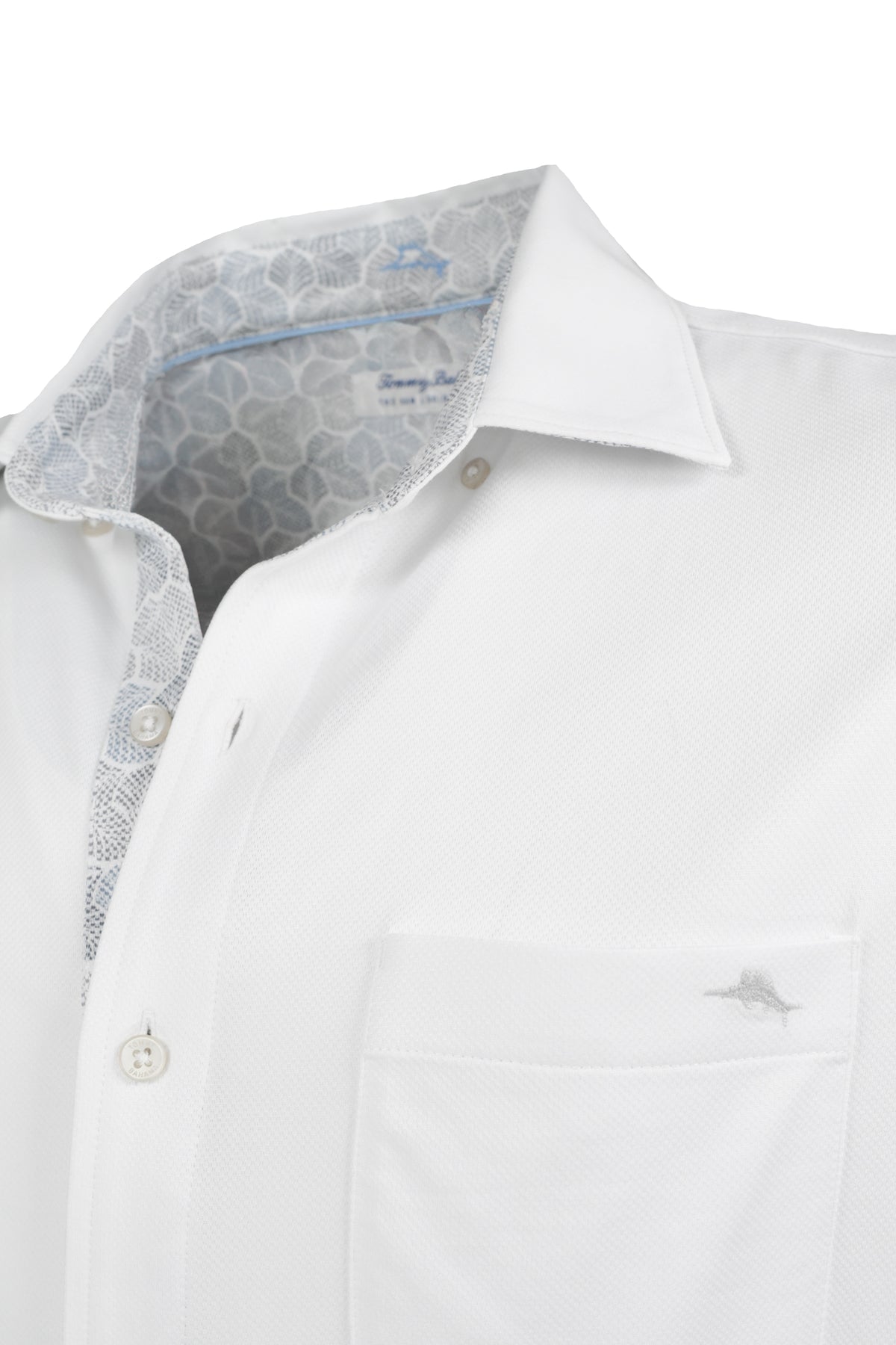 Tommy Bahama San Lucio Tri Leaf Shirt - White