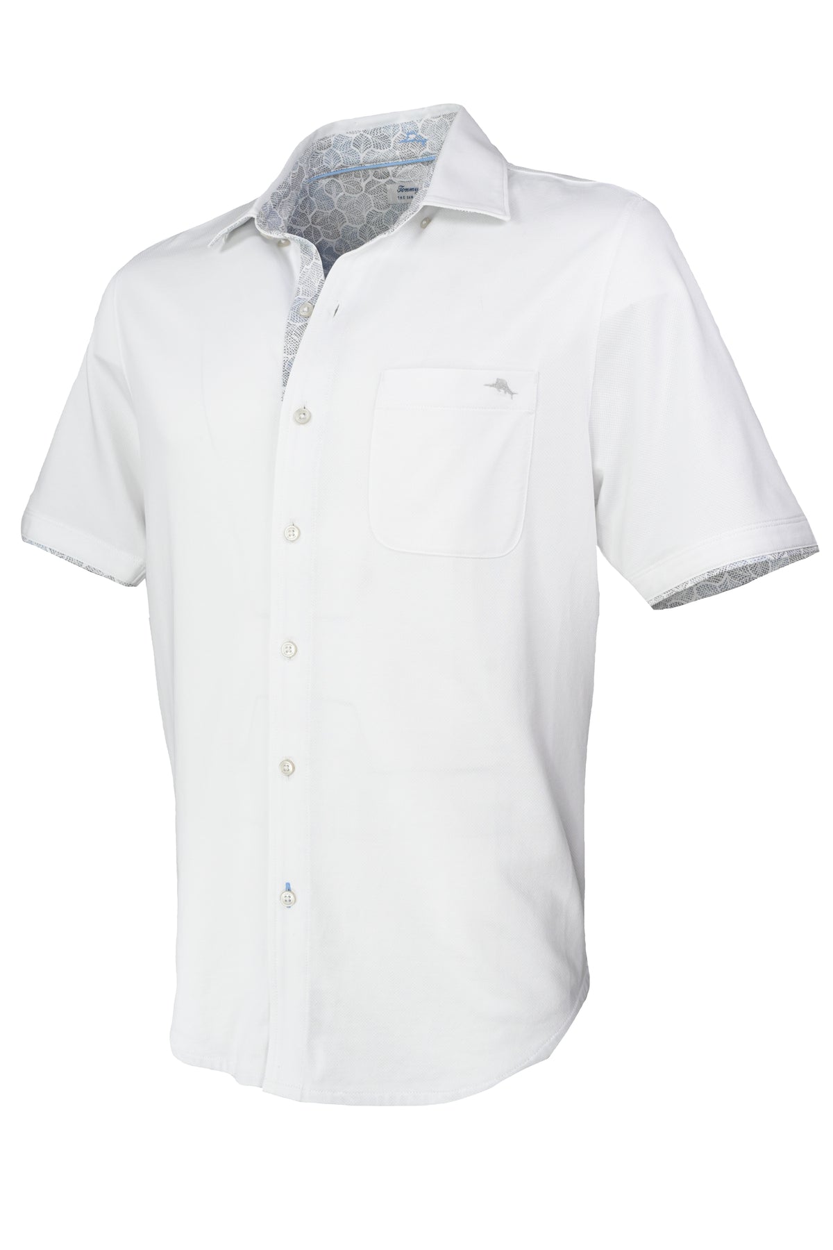 Tommy Bahama San Lucio Tri Leaf Shirt - White