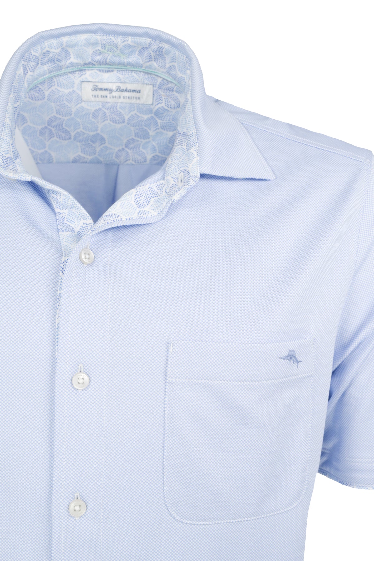 Tommy Bahama San Lucio Tri Leaf Shirt - Blue