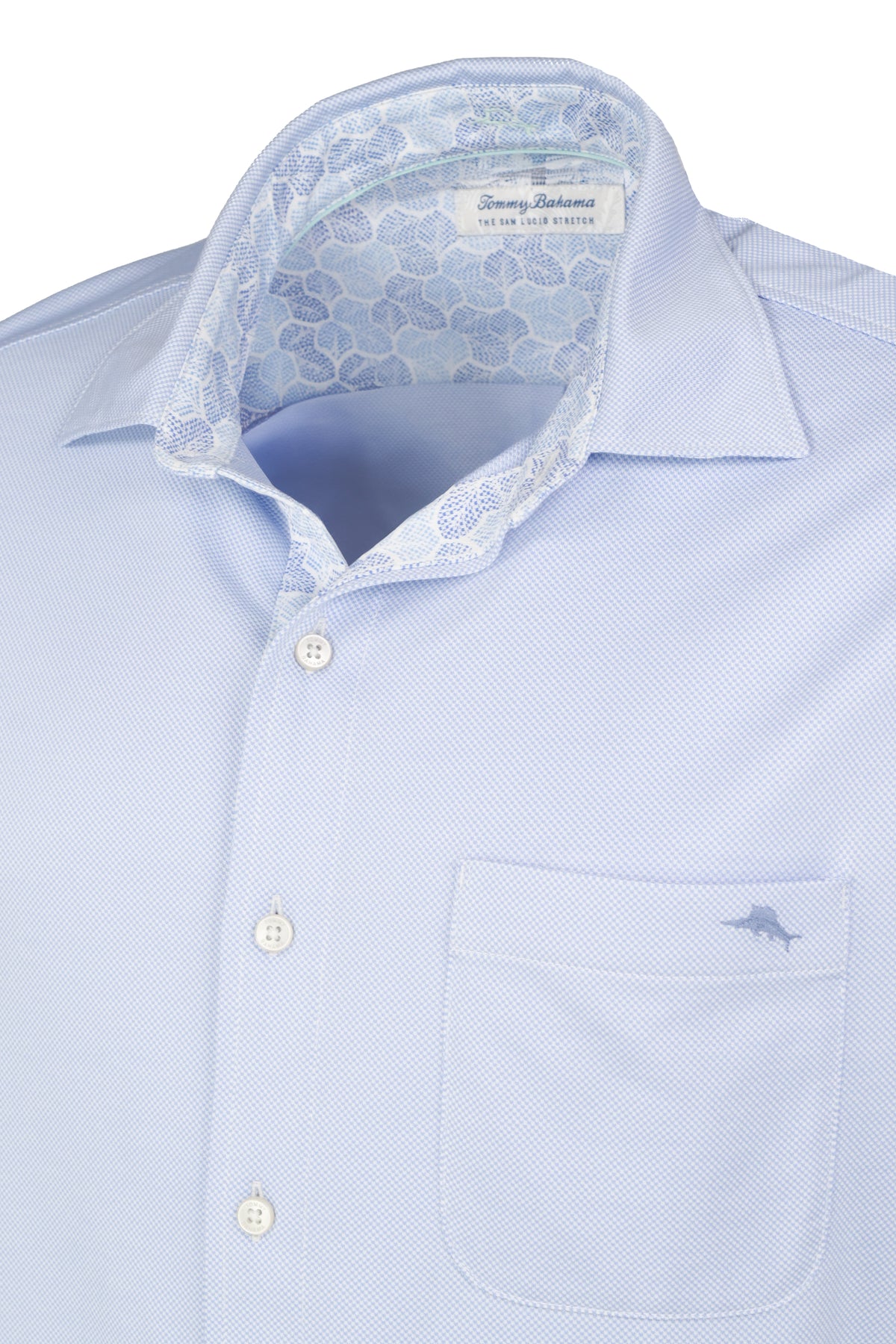 Tommy Bahama San Lucio Tri Leaf Shirt - Blue