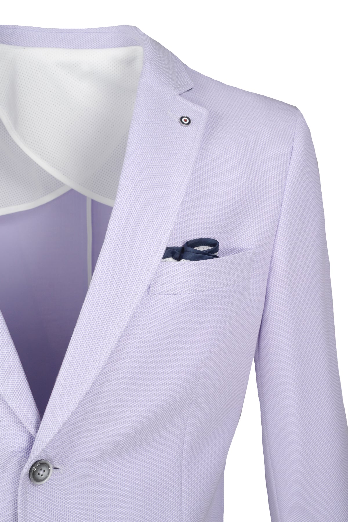 Blue Industry Spring Waffle Sport Coat - Lavender