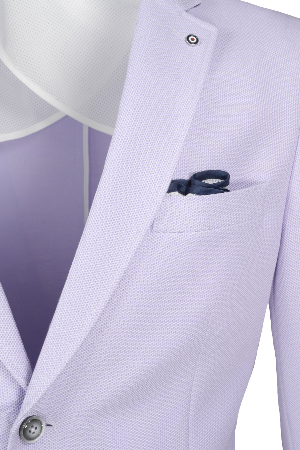 Blue Industry Spring Waffle Sport Coat - Lavender