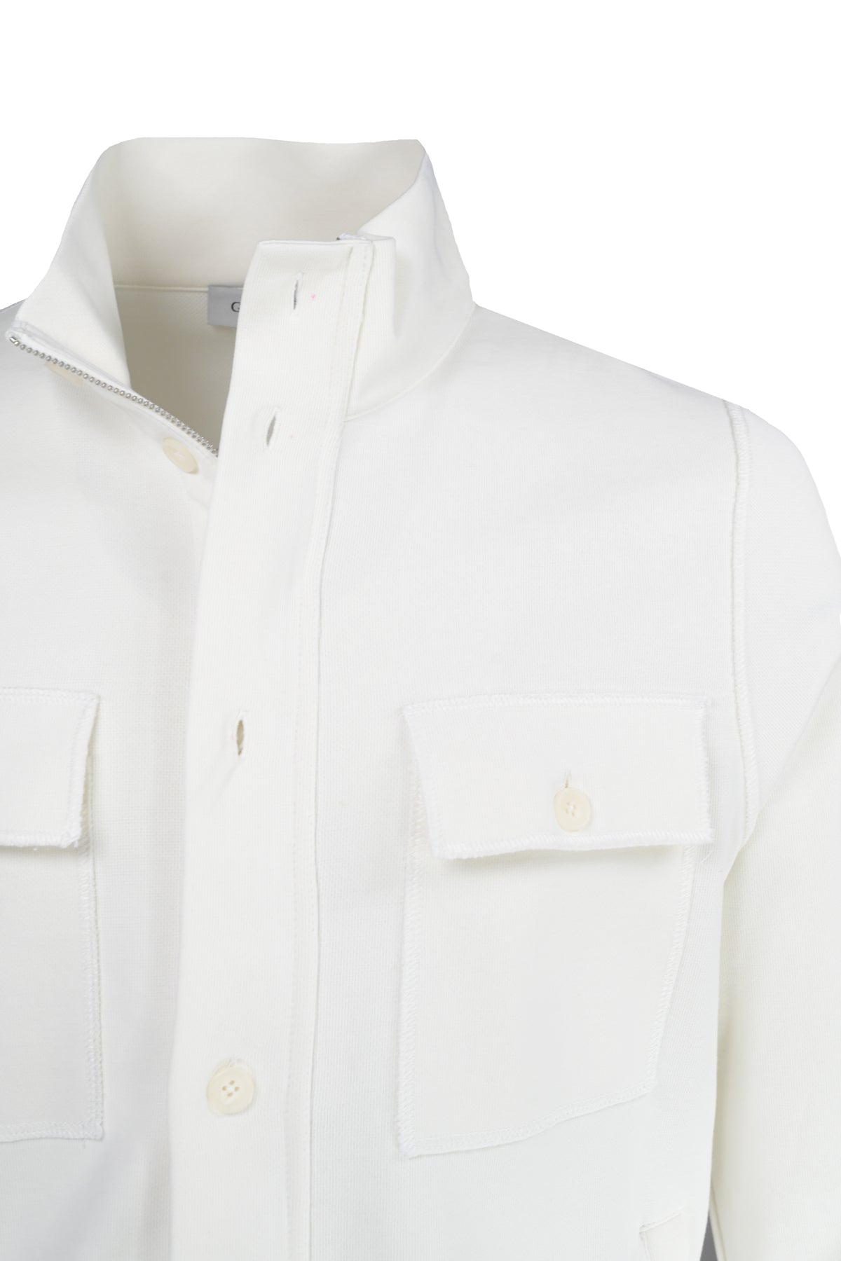 Garnet Spring Shirt Jacket - White