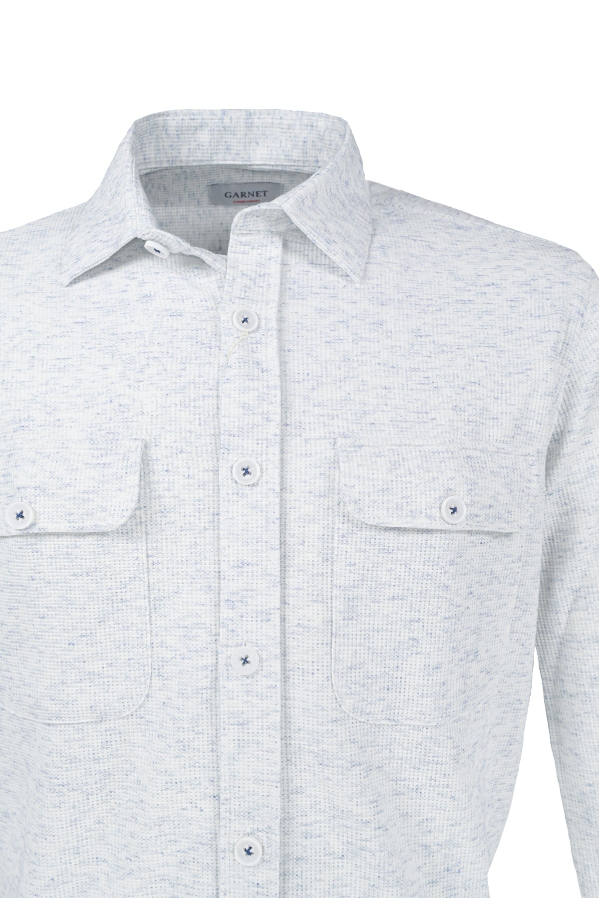 Garnet Spring Shirt Jacket - Indigo