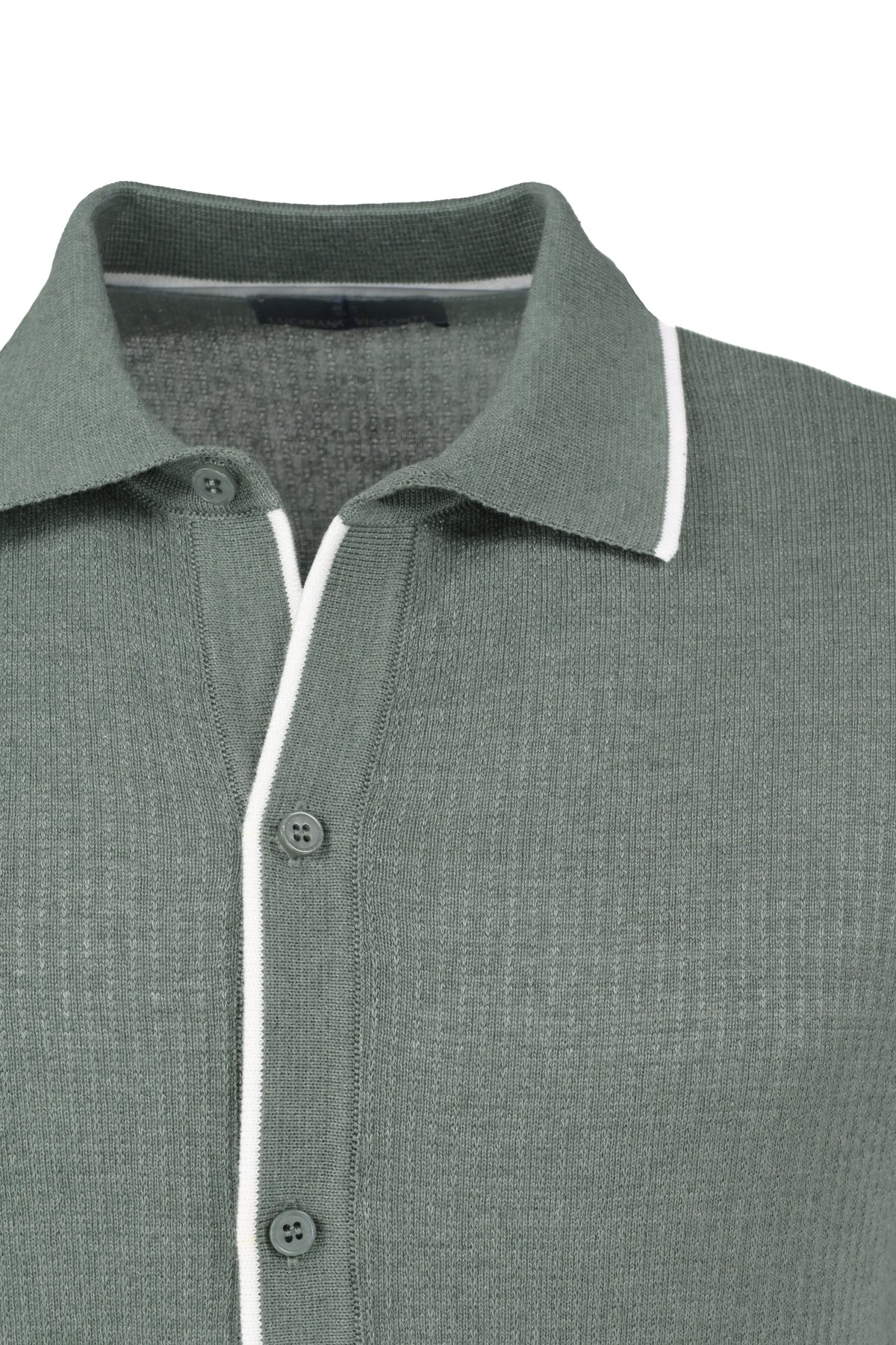 Luchiano Visconti Knit Shirt - Sage