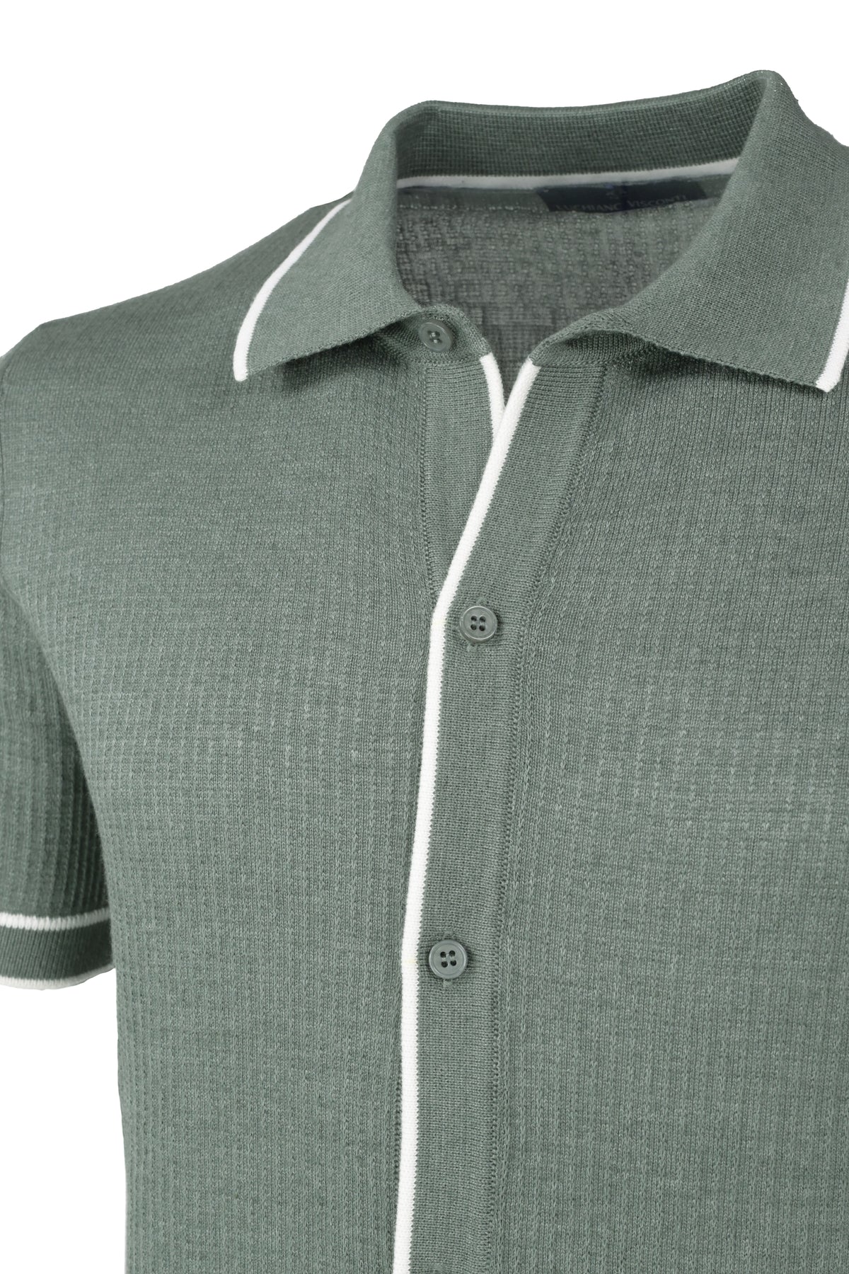 Luchiano Visconti Knit Shirt - Sage