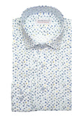 Marcello Shaded Circles Shirt - Blueberry