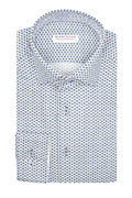 Marcello Aqua Marbles Shirt - Multicolor