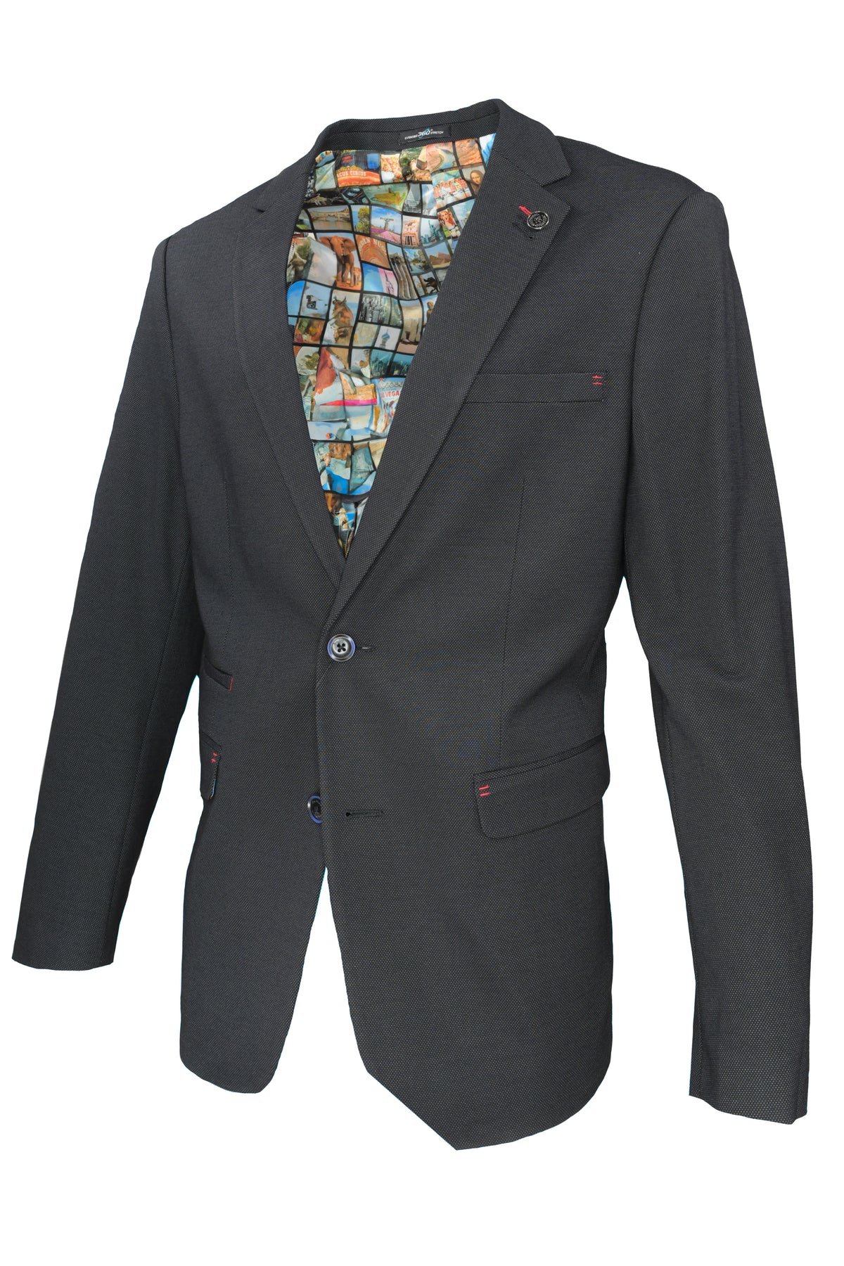 Au Noir Ryan Sport Coat - Black