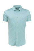 Raffi Spring Stretch Cotton Shirt - Seaglass