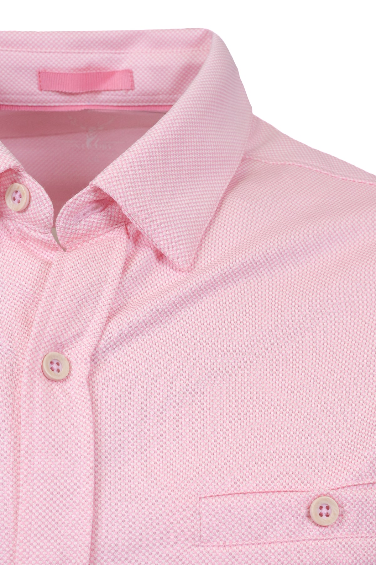 Nicoby Textured Spring Shirt - Pink