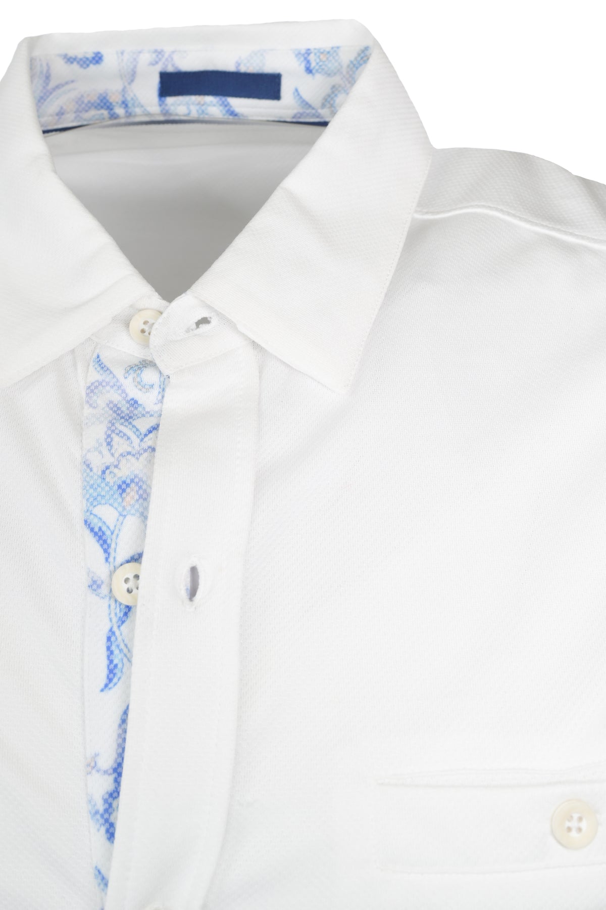 Nicoby Textured Spring Shirt - White