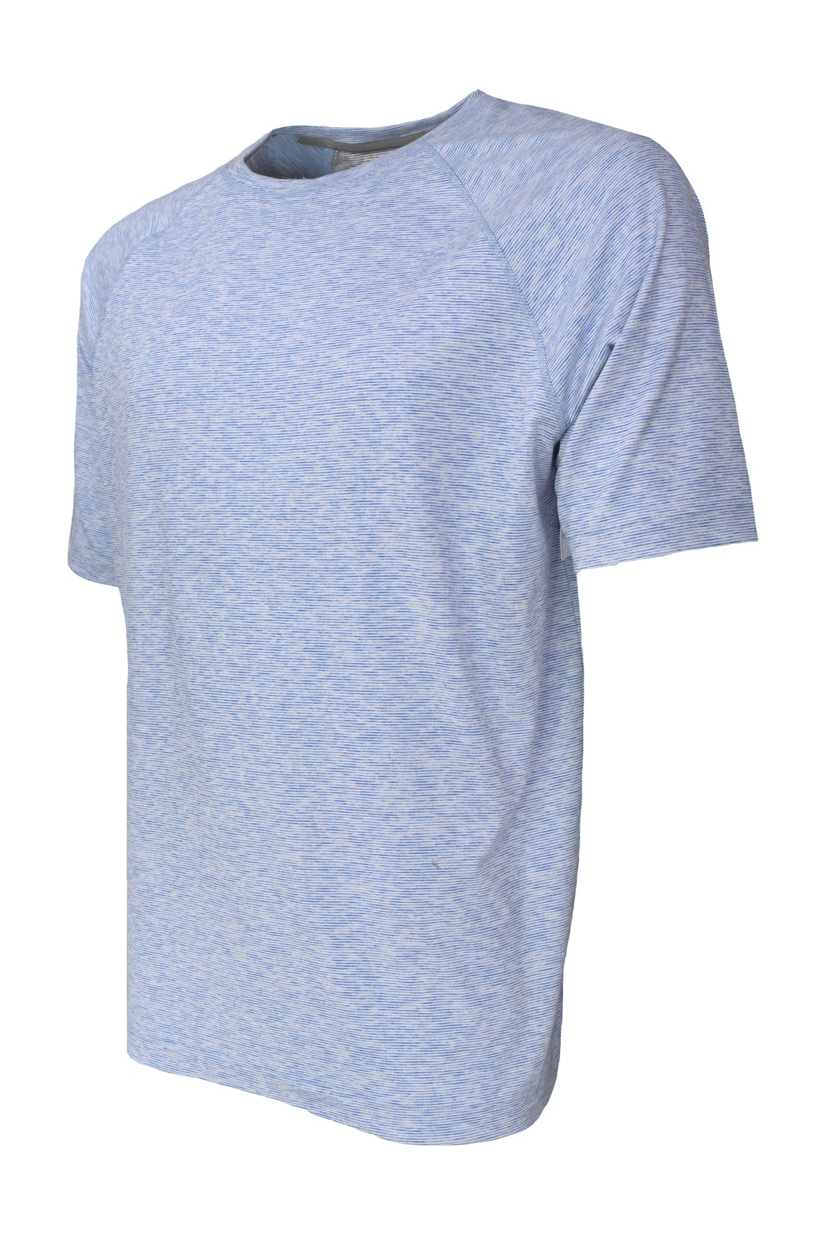 Nicoby Striped V-Neck Tee - Blue