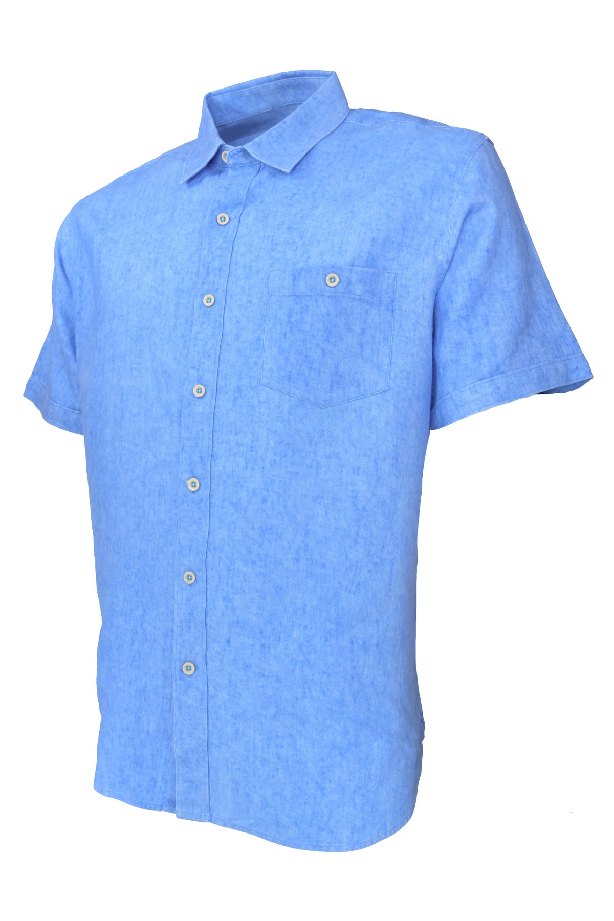 Nicoby Linen Spring Shirt - Blue