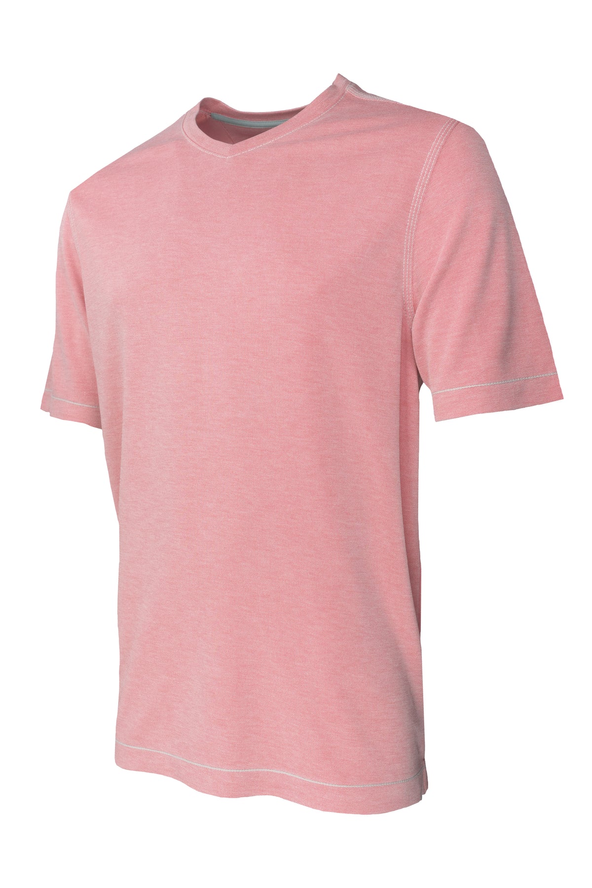 Nicoby Spring V-Neck Tee - Coral