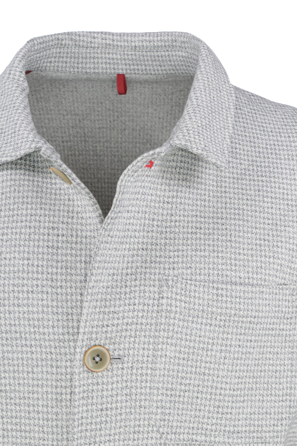 TailoRed Soft Collection Shirt Jacket - Houndstooth Gray