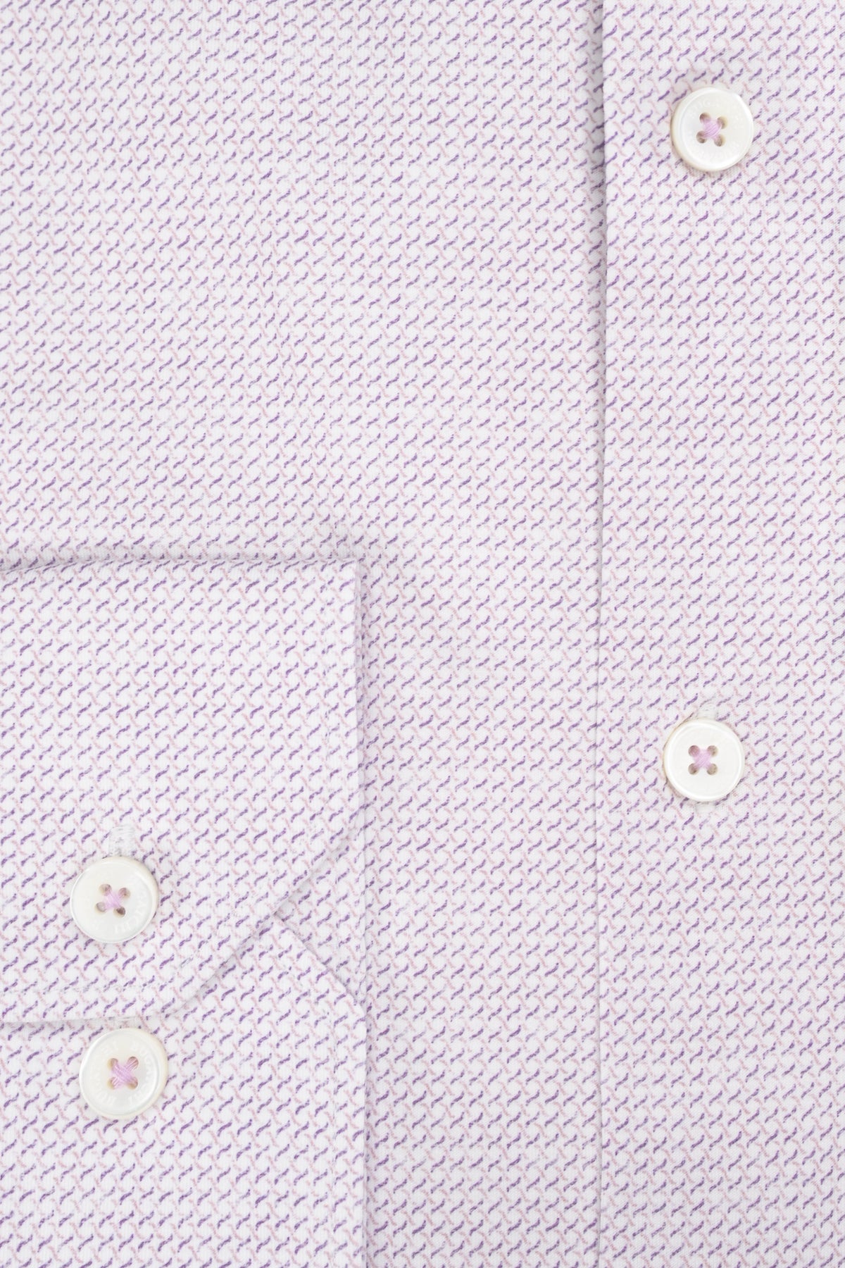 Bugatchi OoohCotton Wavy Shirt - Dusty Pink