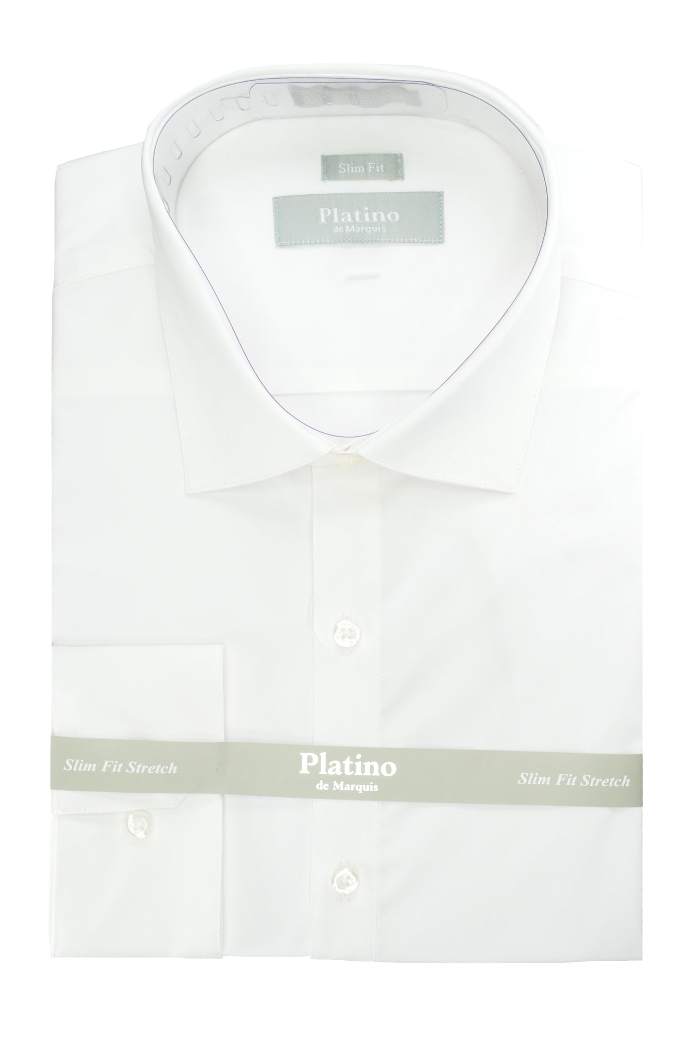 Platino Dress Shirt - Slim Fit White Ticknors Men's Clothiers Platino Dress Shirt - Slim Fit White Ticknors Men's Clothiers