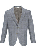 Jack Victor Wool Sport Coat - Plaid Gray