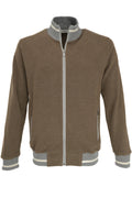 Garnet Fullzip Sweater - Brown