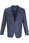 Tailored Lanificio di Pray Sport Coat - Textured Navy / Brown