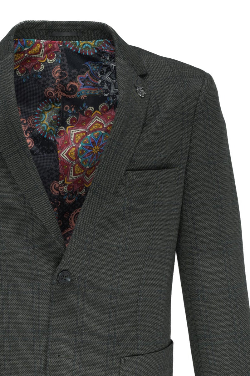 Au Noir Sport Coat - Brosnan Olive
