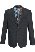 Au Noir Sport Coat - Elba Navy / Brown