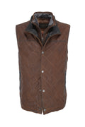 Madison Creek Hybrid Leather Vest - Bourbon