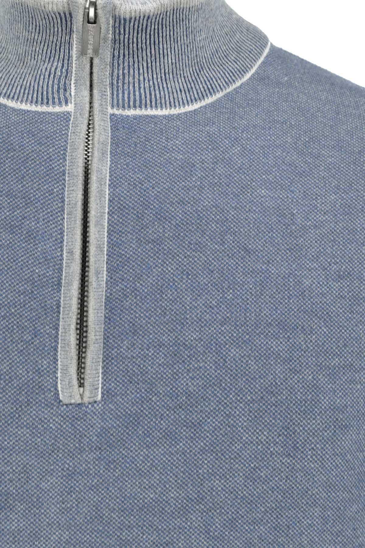F/X Fusion Heathered Sweater - Silver/ Blue
