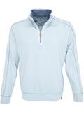 Tommy Bahama Half Zip Sweater - Silvery Blue