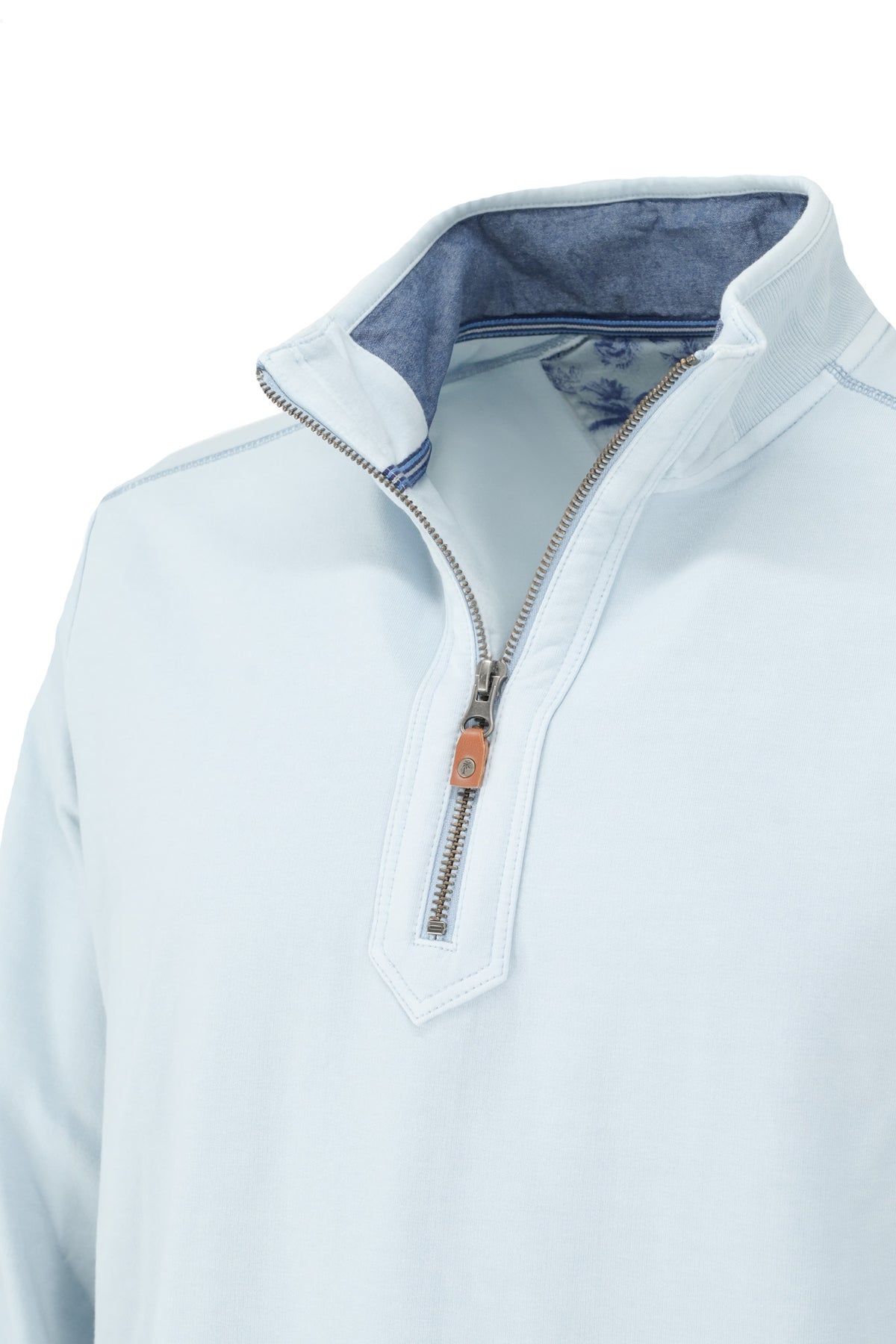 Tommy Bahama Half Zip Sweater - Silvery Blue