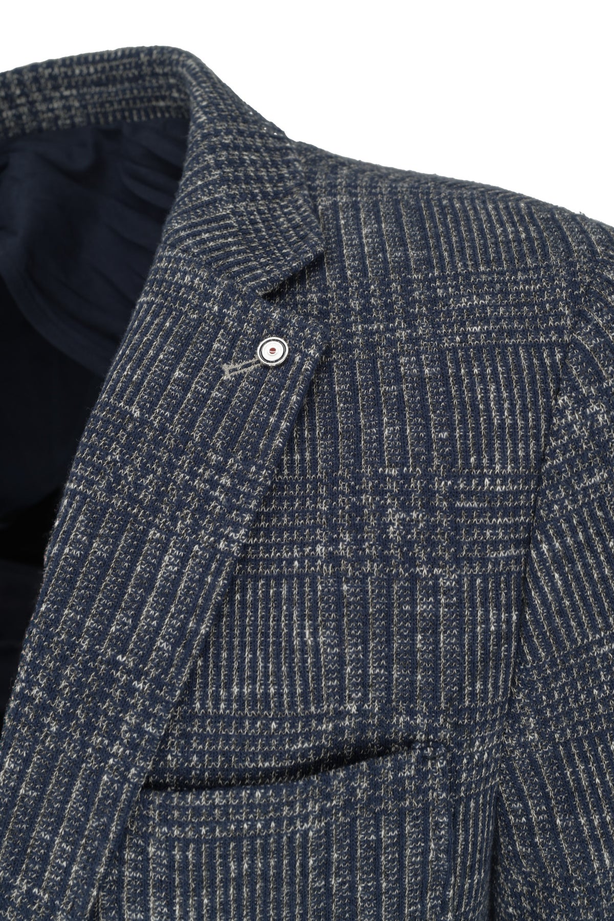 Blue Industry Textured Sport Coat - Navy