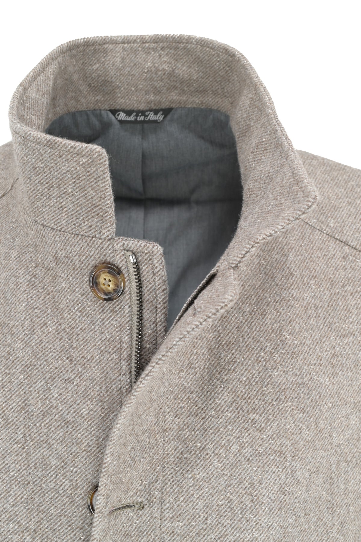 Alberto Zimni Top Coat - Light Gray