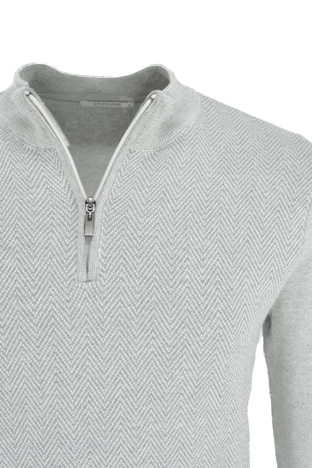 Inpore Chevron Sweater - Gray