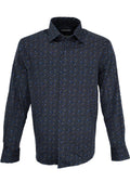 Marcello Blocks Shirt - Navy