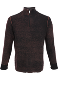 Autumn Cashmere 1/4 Zip - Inked Rust Combo