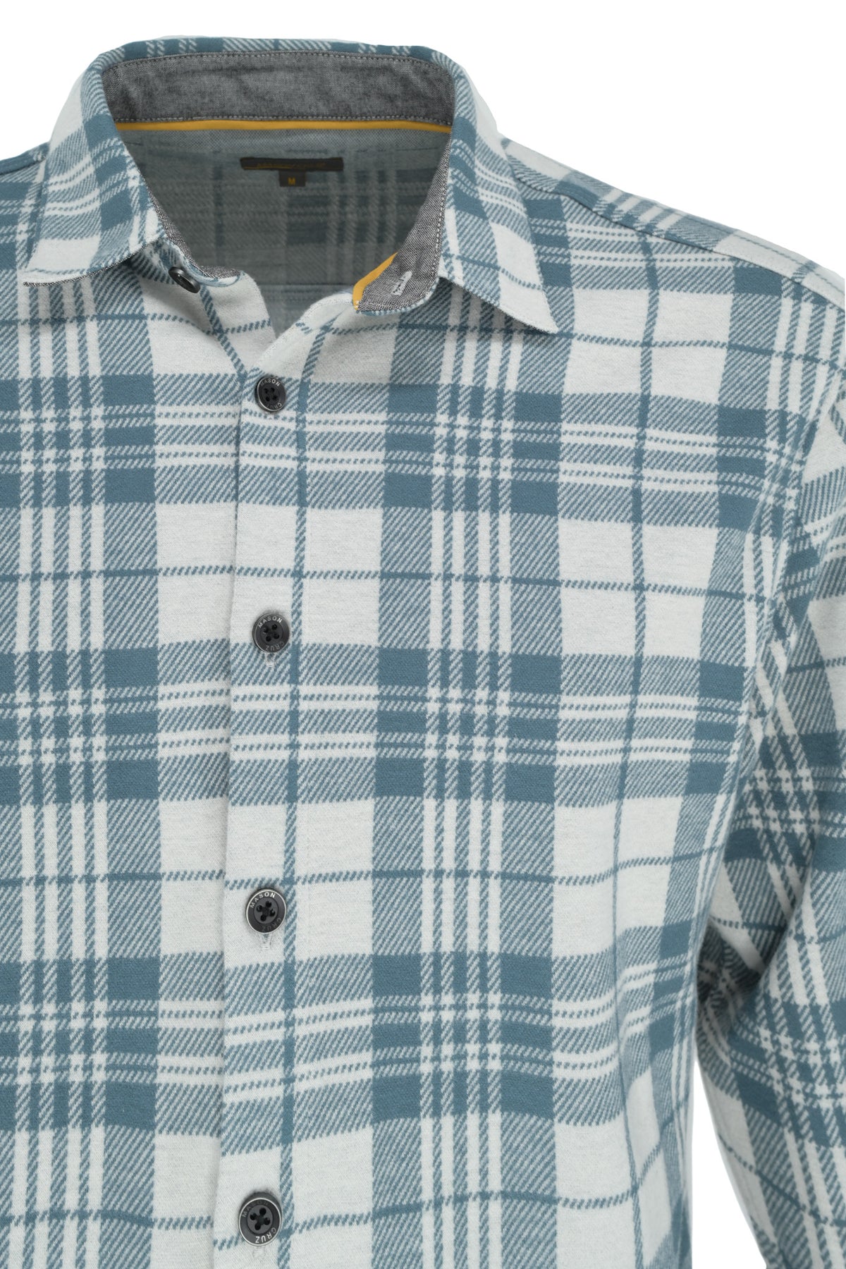 Mason Cruz Cala Plaid Shirt Jacket - Slate
