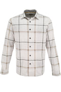 Mason Cruz Cala Plaid Shirt Jacket - White