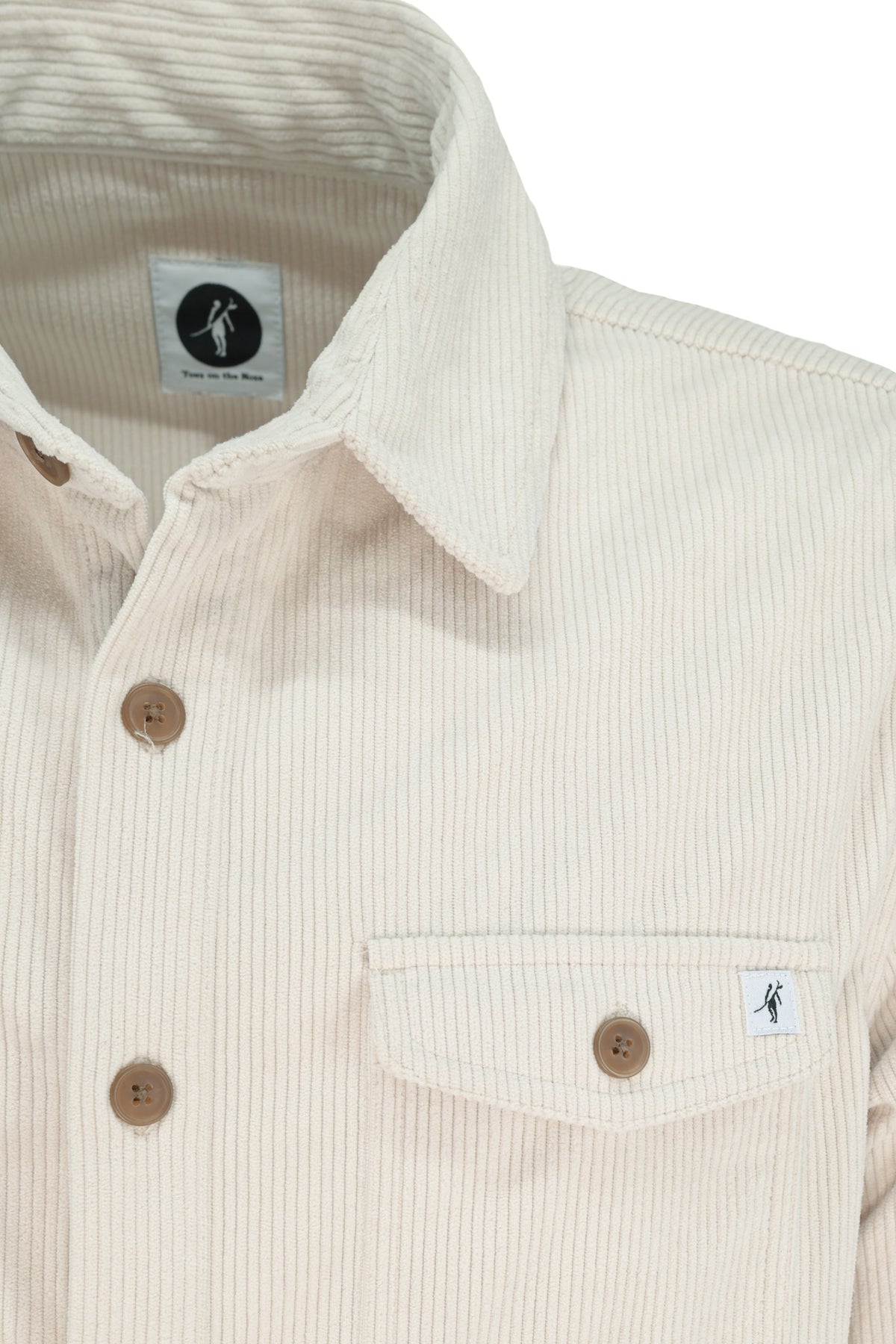 Toes on the Nose Shirt Jacket - Winter White